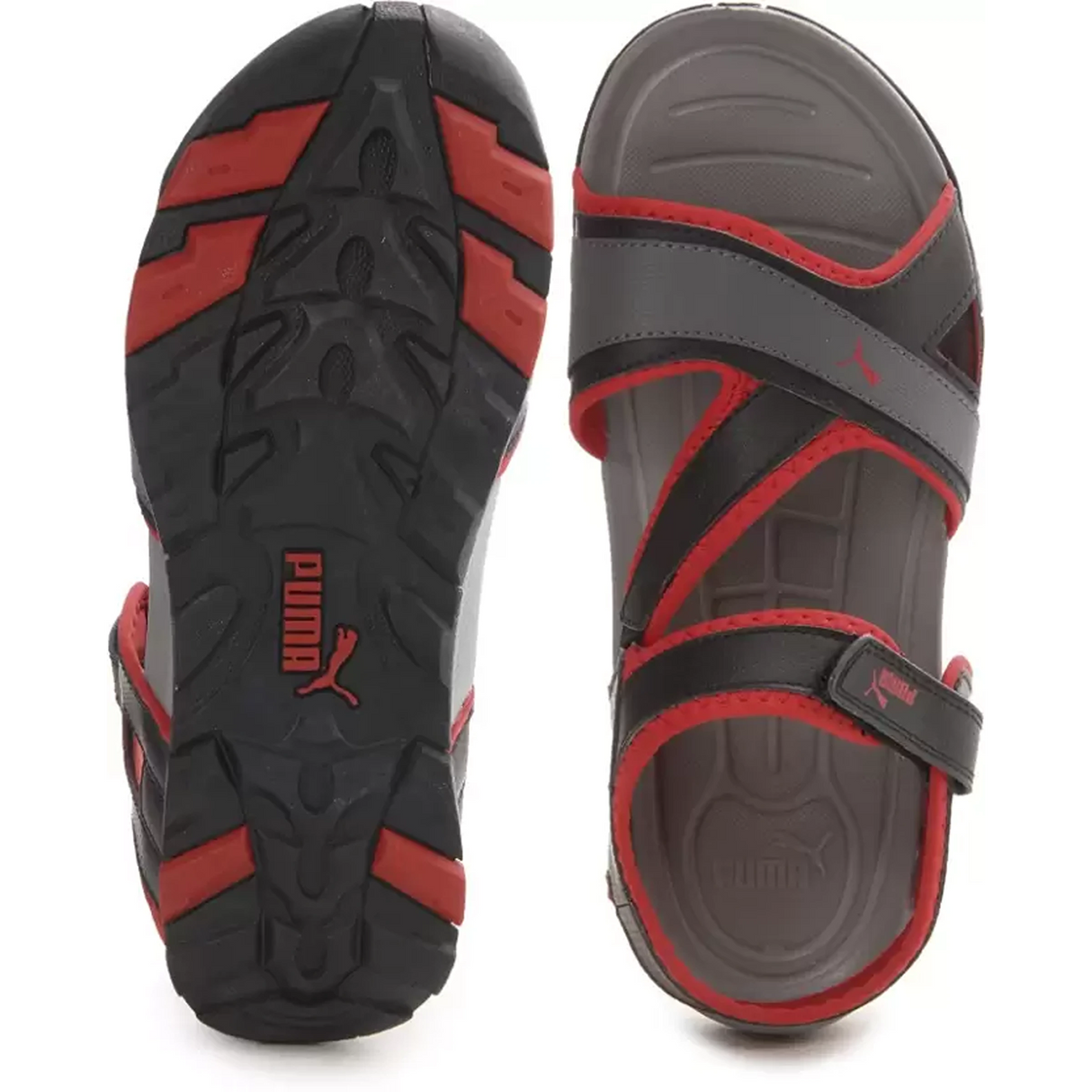 Puma Men Gadwall II DP Black, Red Sports Sandal (30574702)