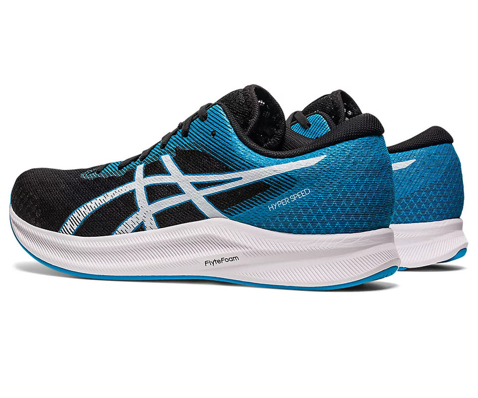 ASICS HYPER SPEED 2 Black/Island Blue Sports Running Shoe