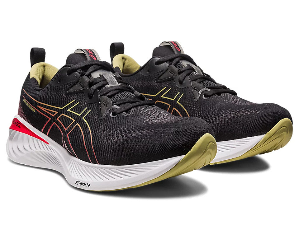 ASICS GEL-CUMULUS 25  Black/Electric Red Sports Running Shoe