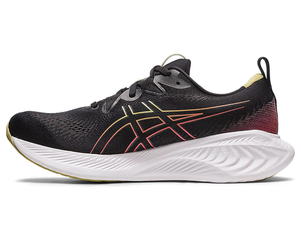 ASICS GEL-CUMULUS 25  Black/Electric Red Sports Running Shoe