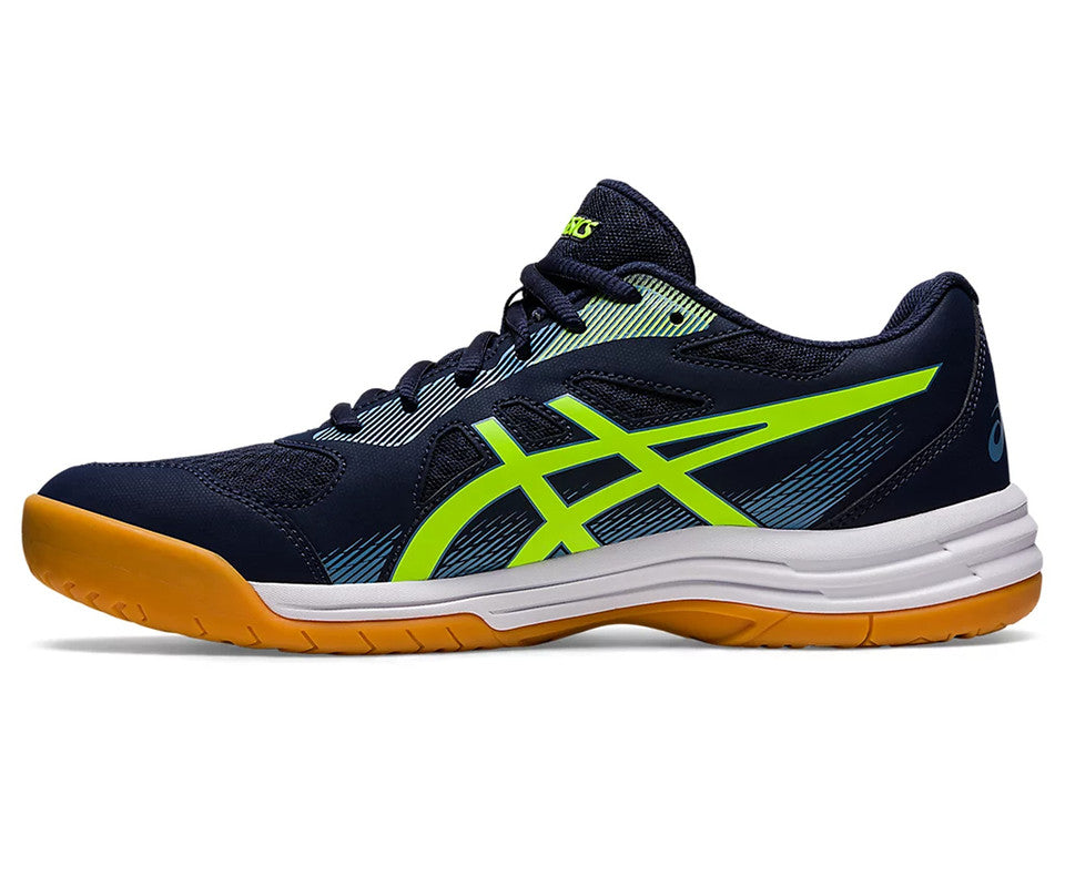 ASICS UPCOURT 5 Midnight/Hazard Green Sports Running Shoe