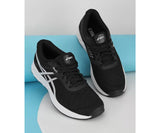 ASICS FLEX C Black/White Sports Running Shoe