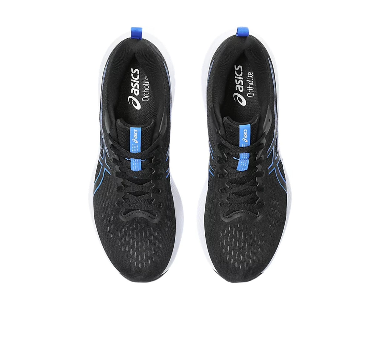 Asics GEL-EXCITE 10 Sports Running Shoes Black/Illusion Blue 1011B600