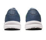 Asics GEL-CONTEND 8 Sports Running Shoes Steel Blue/Lime Zest 1011B492