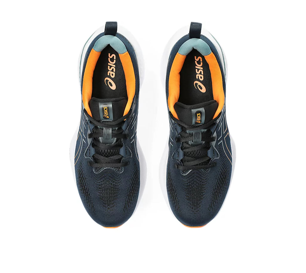 Asics GEL-CUMULUS 25 Sports Running Shoes French Blue/Bright Orange 1011B621