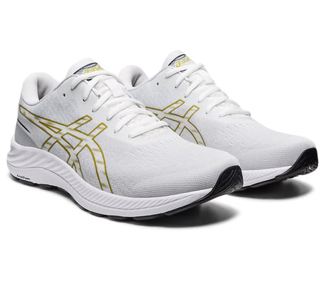 Asics GEL-EXCITE 9 Sports Running Shoes White/Olive Oil 1011B338